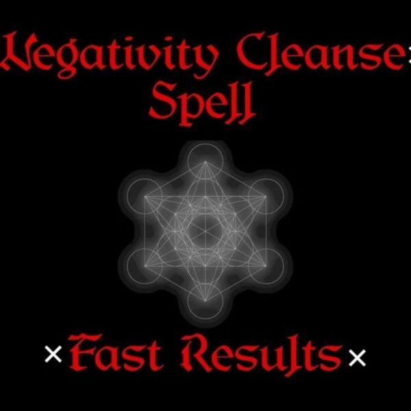 Negativity Cleanse Spell
