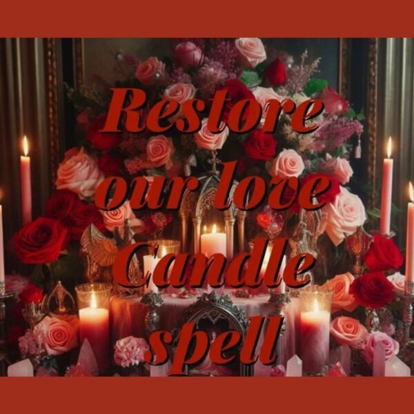Restore Our Love Candle Spell